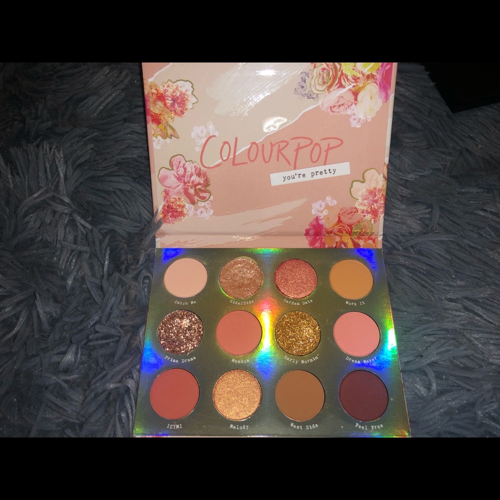 COLOURPOP SWEET TALK EYESHADOW PALETTE ( USED)